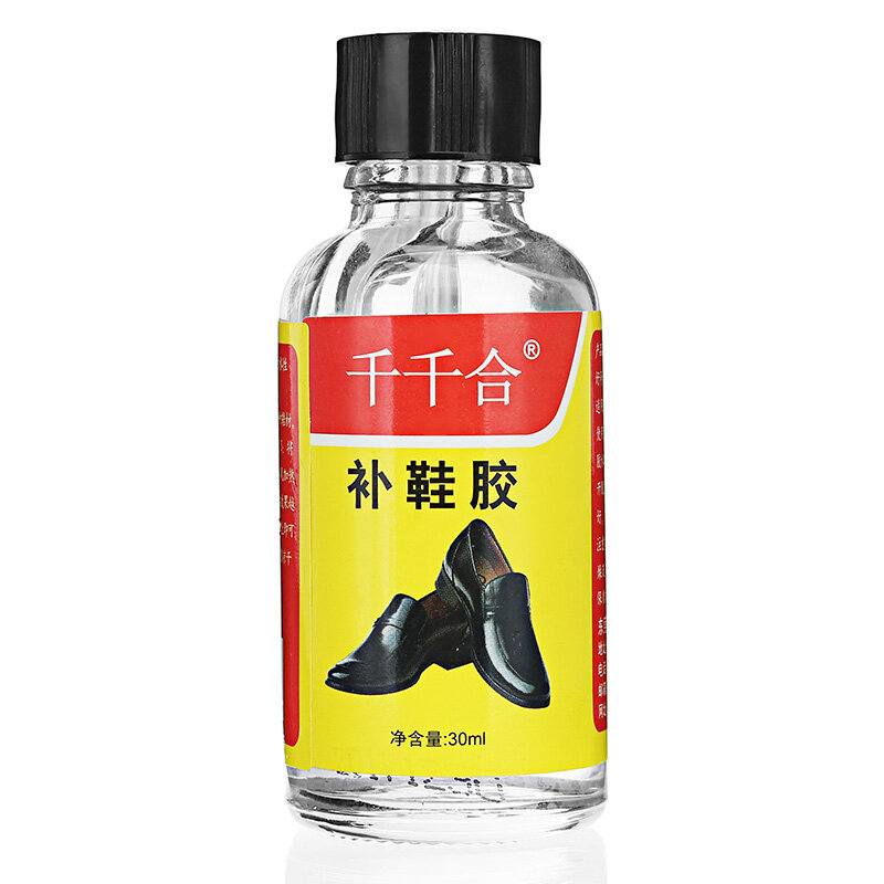 

BAIHERE Shoe Repair Glue Strong Adhesive Clear Soft Leather Shoe Boot Glue 30mL