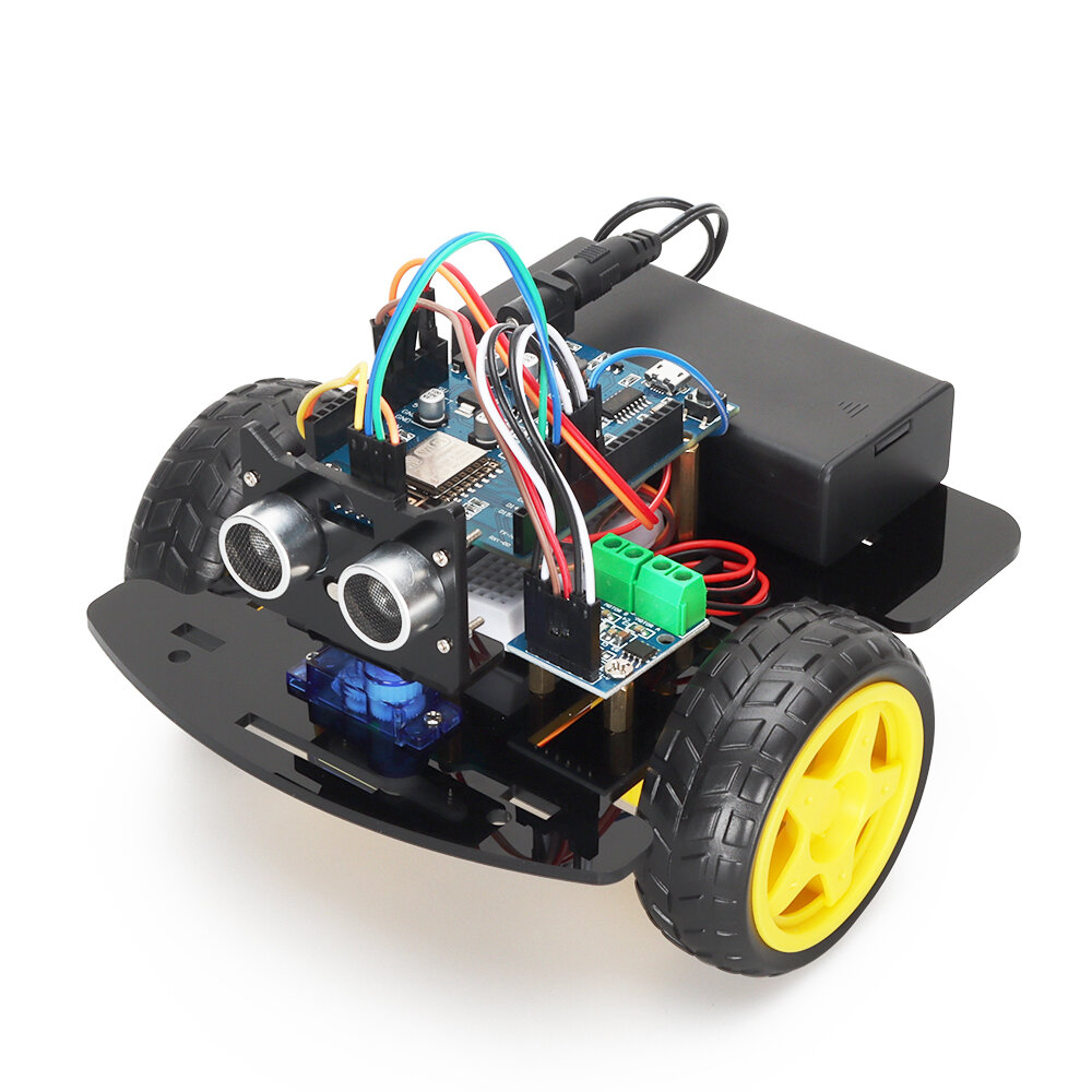 

2WD Smart Automation Robot Car Kit For ESP8266 ESP12E D1 Wifi Board For Arduino Programming Starter Smart Electronic Rob