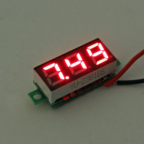 

10шт Geekcreit® красный светодиод 0.28 дюймов 2.5V-30V Миниатюрный измеритель напряжения вольтметра вольтметр