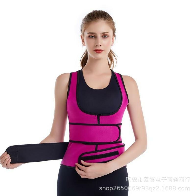 

Women Abdomen Shapewear Zip Front Waist Trainer Body Shaper Slimming Shaper Belt Comfortable Breathable Girdles Firm Con