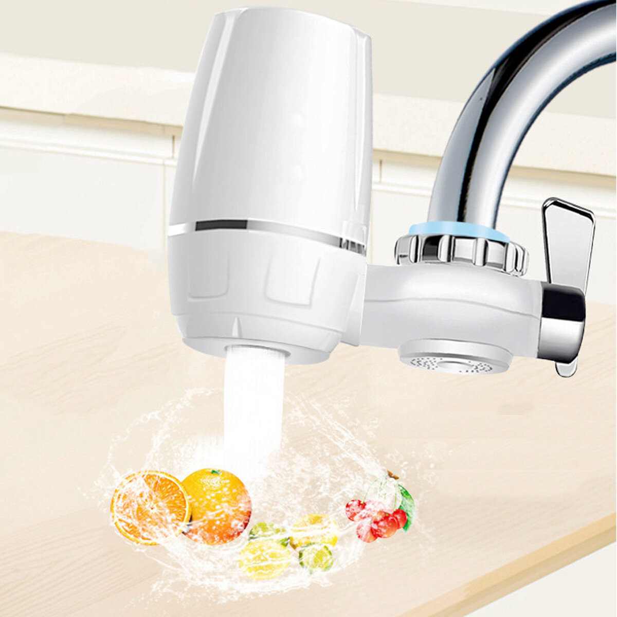 

Reusable Kitchen Sink Faucet Water Filter Mount Filtration Tap Purifier Cleaner