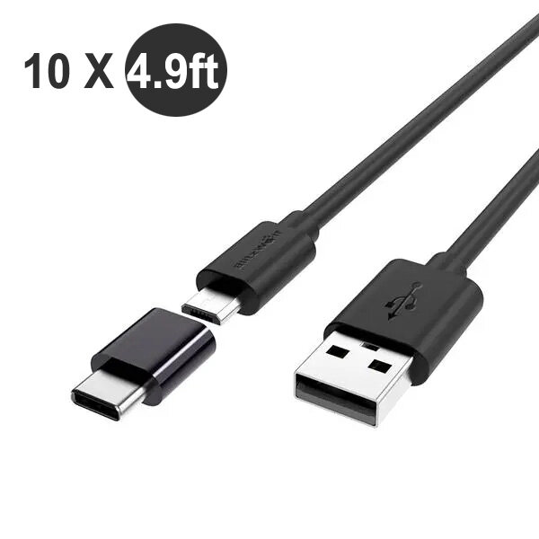 best price,10x,blitzwolf,bw,mt1,micro,usb,type,adapter,1.5m,cable,discount