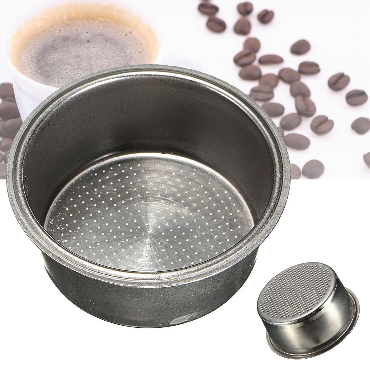 Dia 51mm Stainless Steel Non Pressurized Filter Basket Reusable Coffee Filter For Coffee Machine