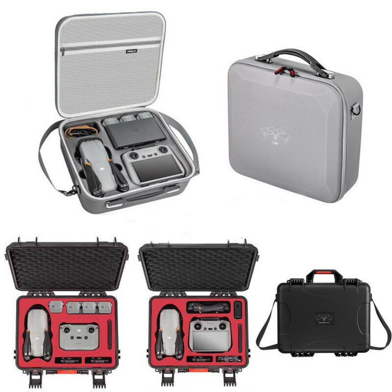 

STARTRC Portable Waterproof Storage Shoulder Bag Handbag Hard Shell Suitcase Carrying Box Case for DJI AIR 3 RC2 RCN2 RC