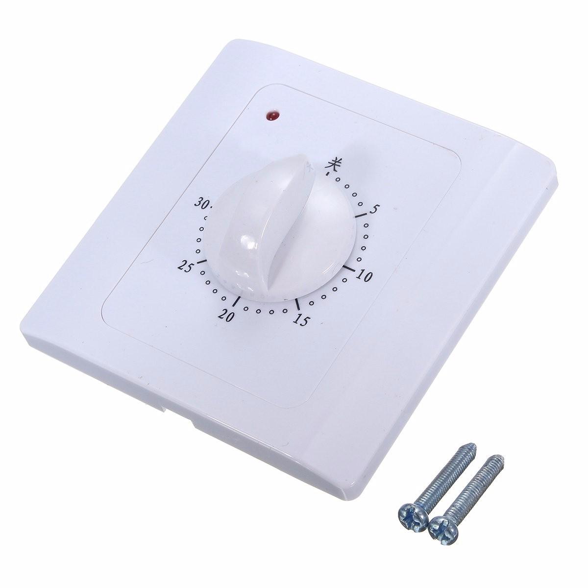 AC 220V 10A 30Min Time Countdown Indoor intelligent Time Timer Switch Control ！ 