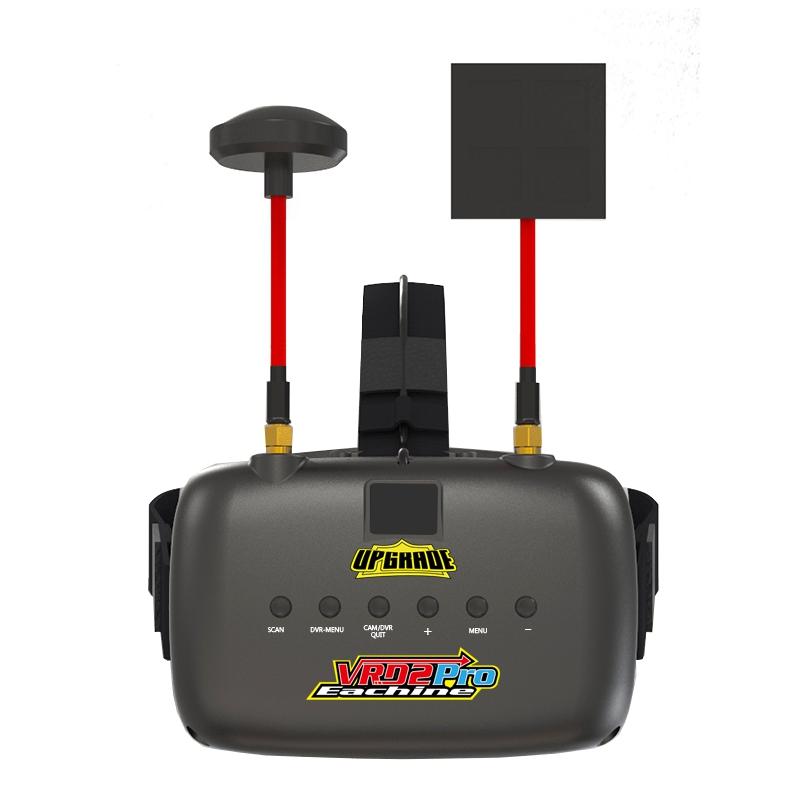 Eachine vr d2 pro 5 inches 800*480 40ch 5.8g diversity fpv goggles dvr lens adjustable for rc drone Sale - Banggood.com sold out-arrival notice
