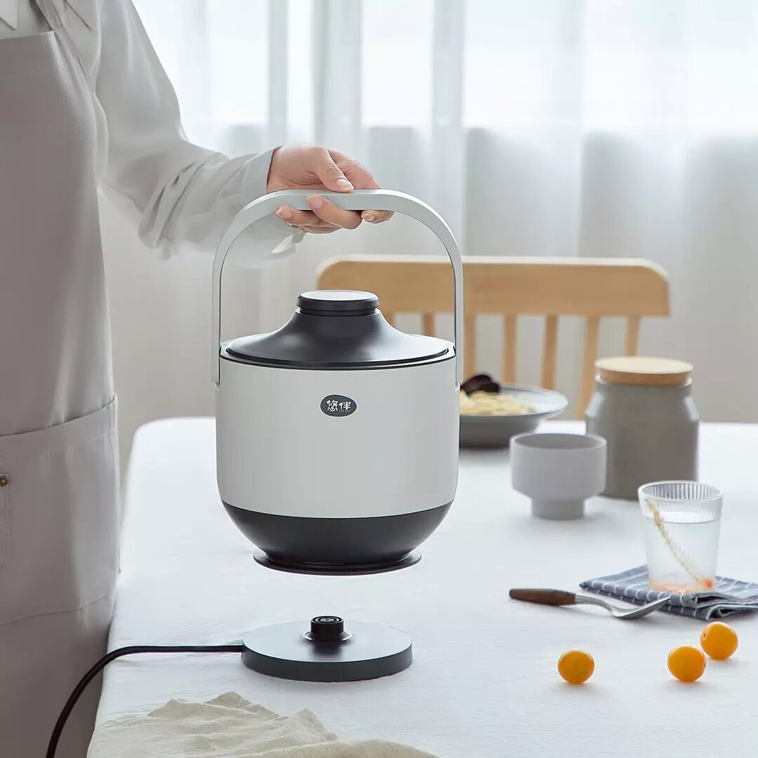 

Youban YB-RC01 Portable Multifunctional Rice Cooker from Xiaomi Youpin 220V～50Hz 400W Touch Integrated handle Separate D