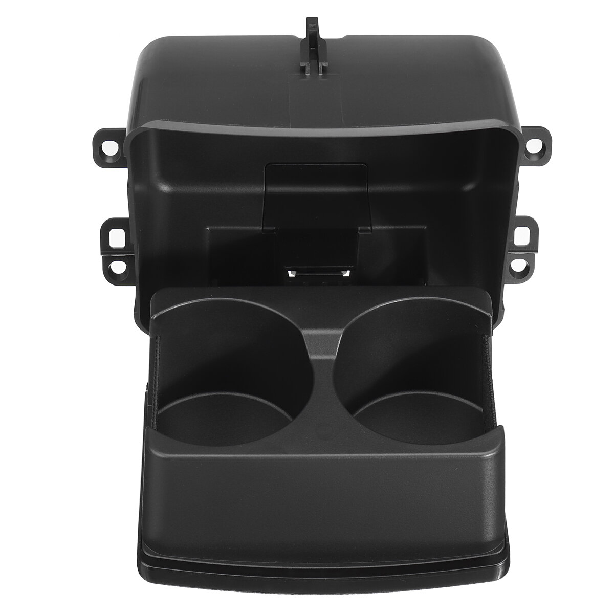 Black Center Console Insert Drinks Cup Holder Trim For Ford Explorer 2011-2015