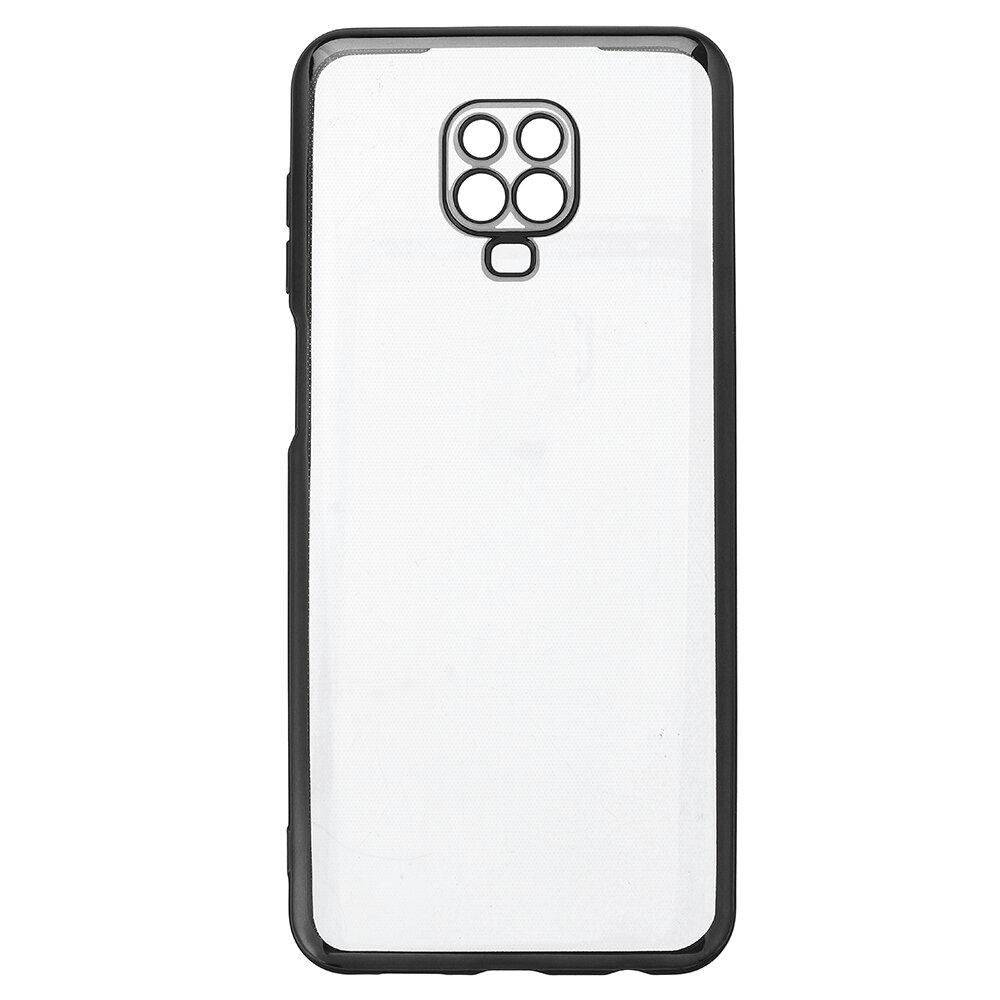 Bakeey voor Xiaomi Redmi Note 9S / Redmi Note 9 Pro Case 2 in 1 Plating Lens Protect Ultradunne anti