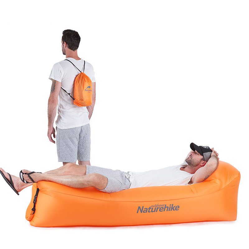 Naturehike Outdoor Portable Waterproof Inflatable Air Sofa Camping Beach Sofa Foldable Inflatable Sleeping Lounger.