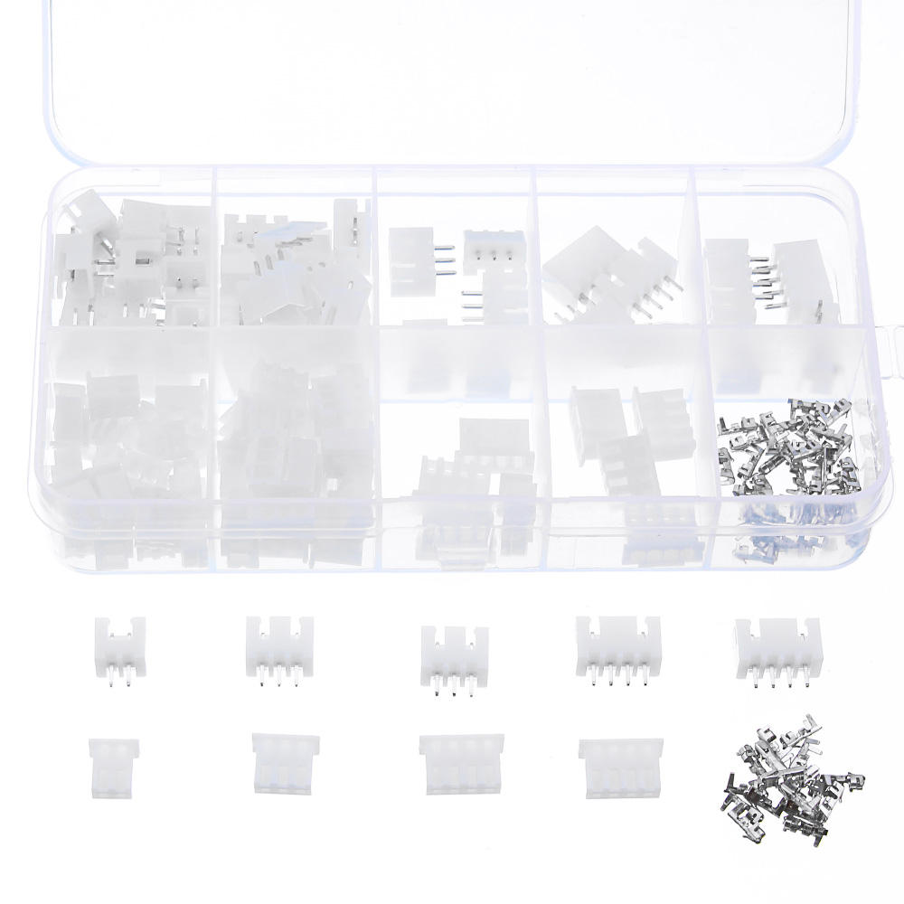 

150pcs 2/3/4Pin JST-XH 2.54mm Dupont Connector Male/Female Wire Cable Jumper Pin Header Housing Connector Terminal Kit