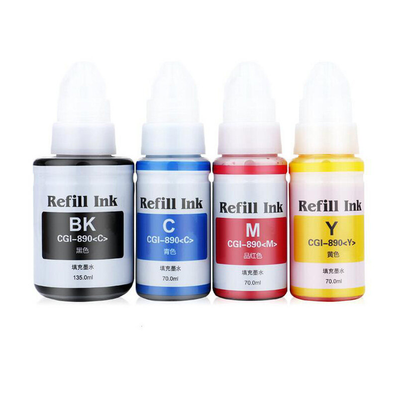 Refill Dye Ink voor Cannon GI-890 G1800 G2800 MP288 Printer