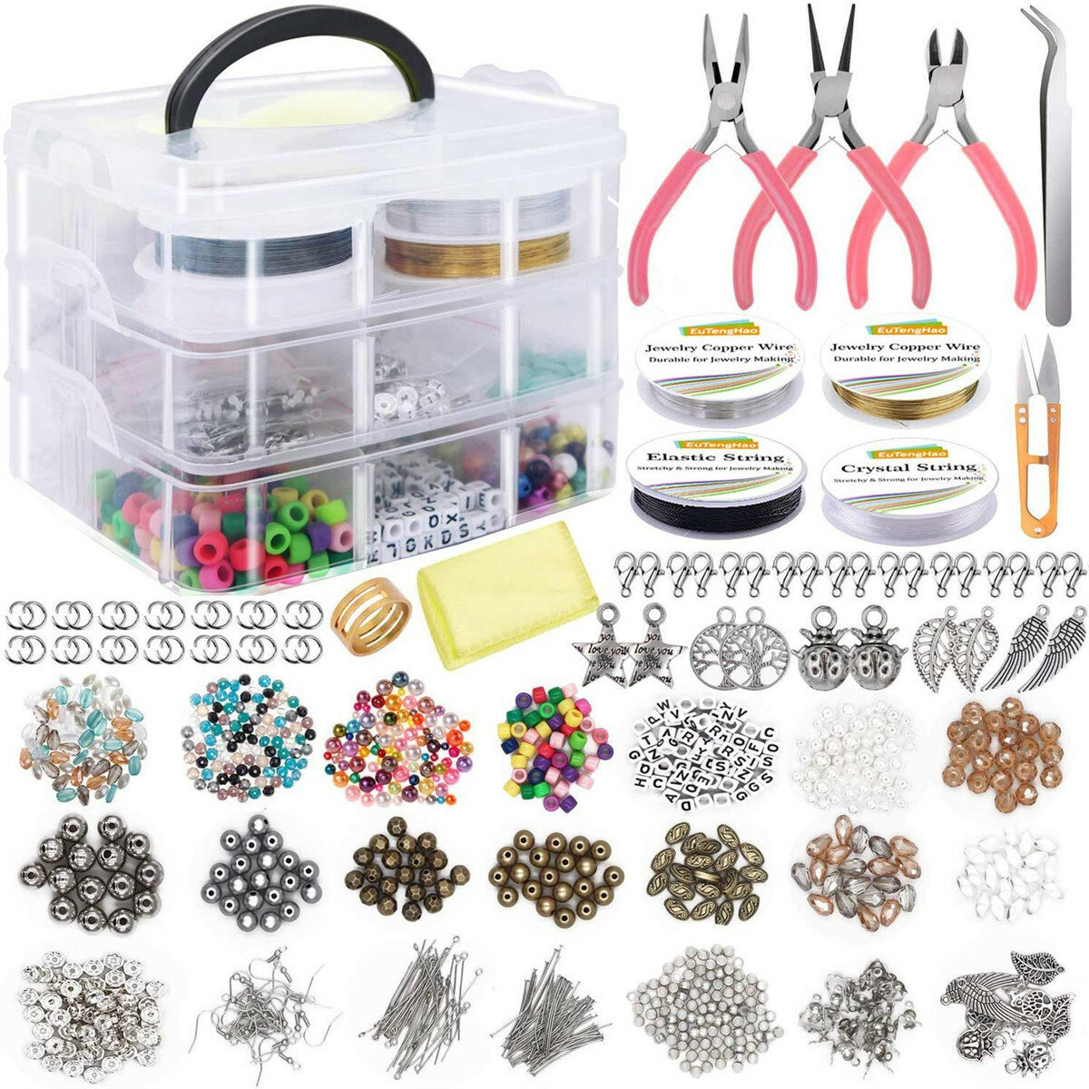 best price,1171pcs,jewelry,making,tools,beads,discount