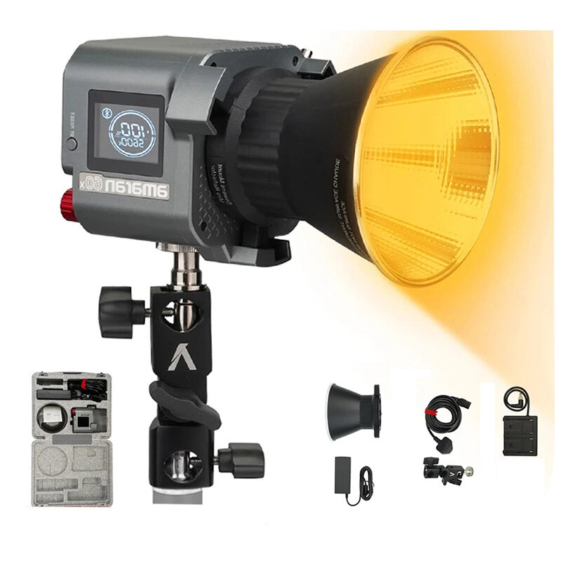 Aputure Amaran COB 60X 60D LED Video Light Studio LED Lamp 60W Photography Lighting For Camera Video Photo Light