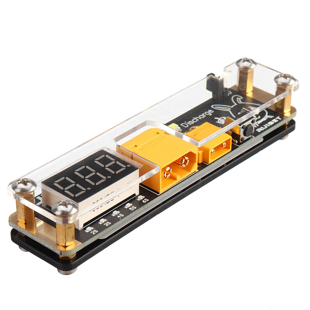 JHEMCU Lipo Batterij Ontlader Board XT30/XT60 Plug voor 2S 3S 4S 5S 6S Lipo Batterij
