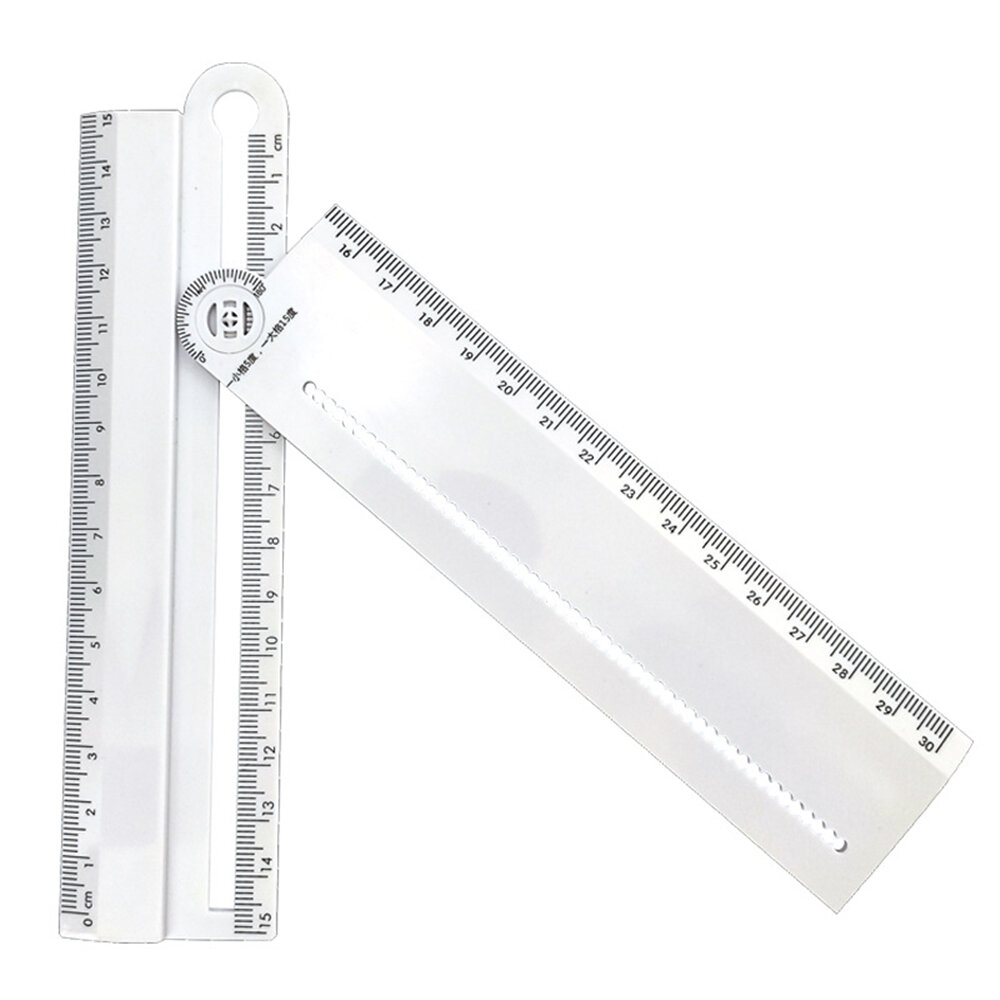 

Multifunction Ruler Angle Compass Parallel Ruler for Engineer Designer Measurement Tools Stationery School Art Supplies