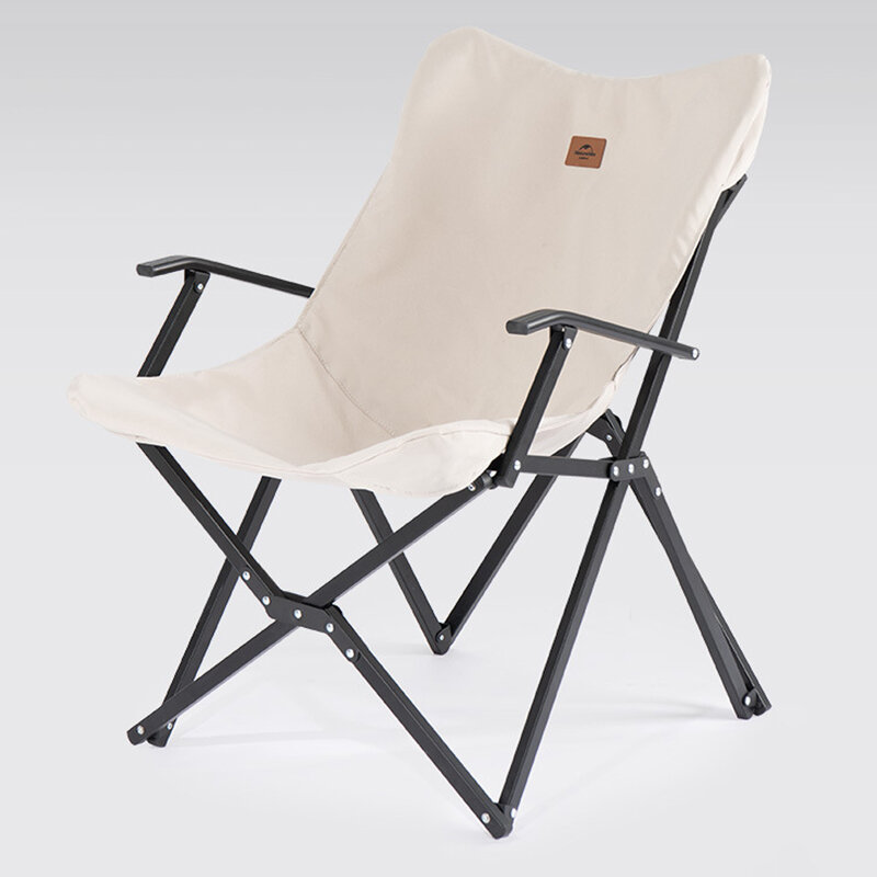 Chaise pliante portable Naturehike 600D Oxford Ultra-Light avec rangement amovible pour camping, voyage et pique-nique en plein air