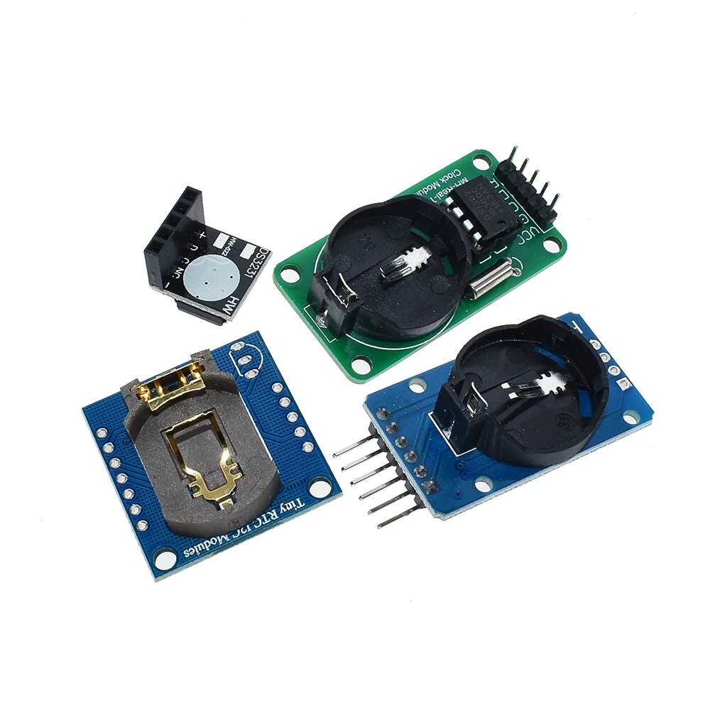 

DS3231 AT24C32 /DS1307 /DS1302 IIC Module Precision Clock Module Real Time Mini Module 3.3V/5V for Raspberry Pi
