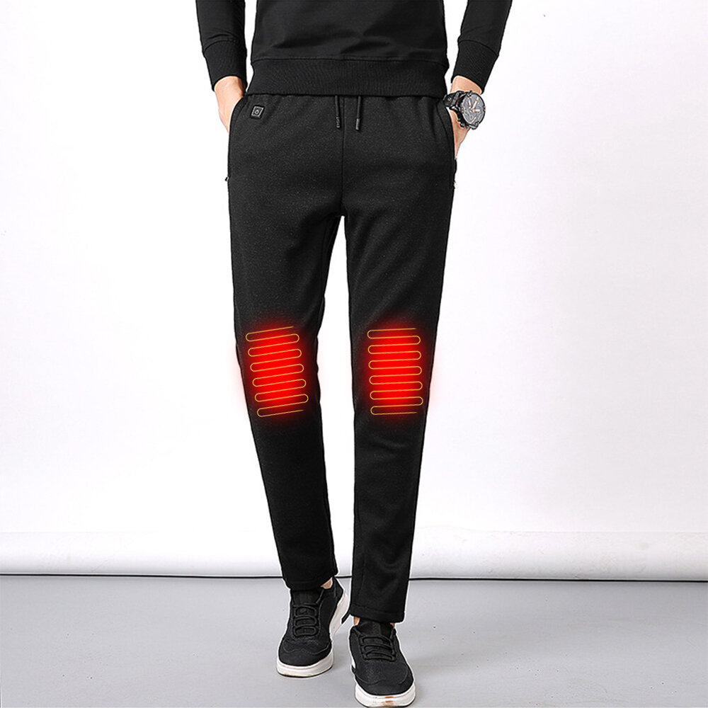 

Electric Heated Pants Trousers Winter Warm Men Women USB Heating Warmer Knee Pads Plush Constant Temperature