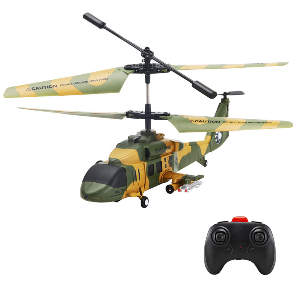 

S202 2.4G 3.5CH Black Bee LED Remote Control Helicopter USB Charging RC Airplane Toy