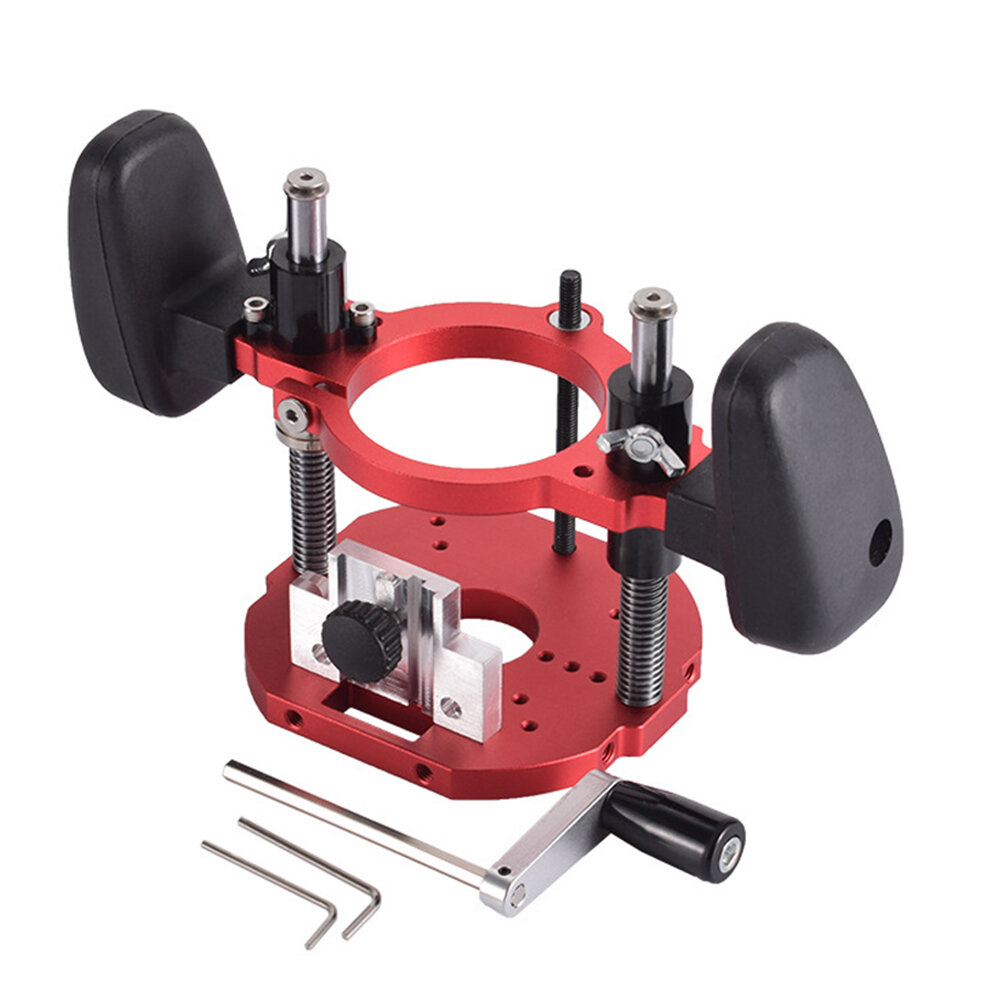 

Router Lift 65mm Universal Trimming Machine Table Base Para Motores Wood Rout For Woodworking Benches Table Saw Aluminum