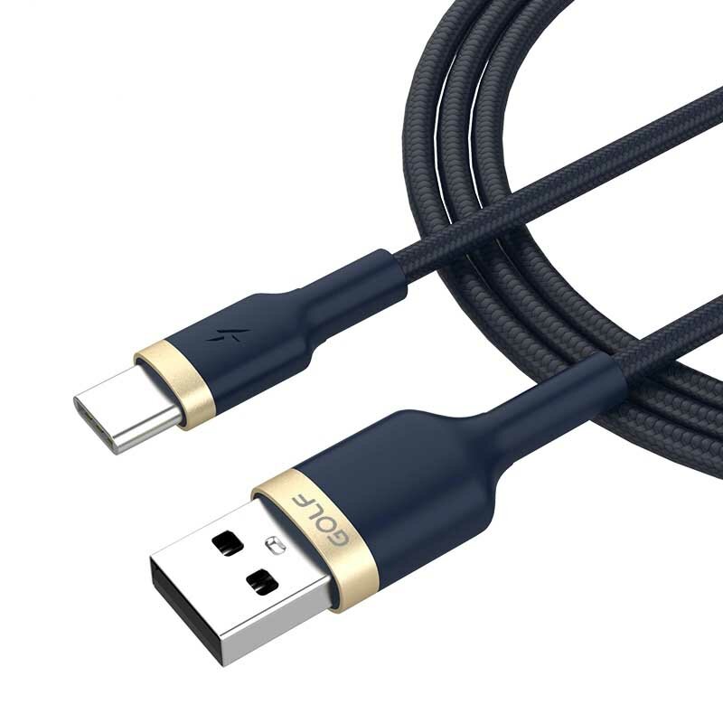 

GOLF 3A Type C Micro USB Data Cable Intelligent Anti-winding Fast Charging Line For Huawei P30 P40 Pro Mi10 Note 9S