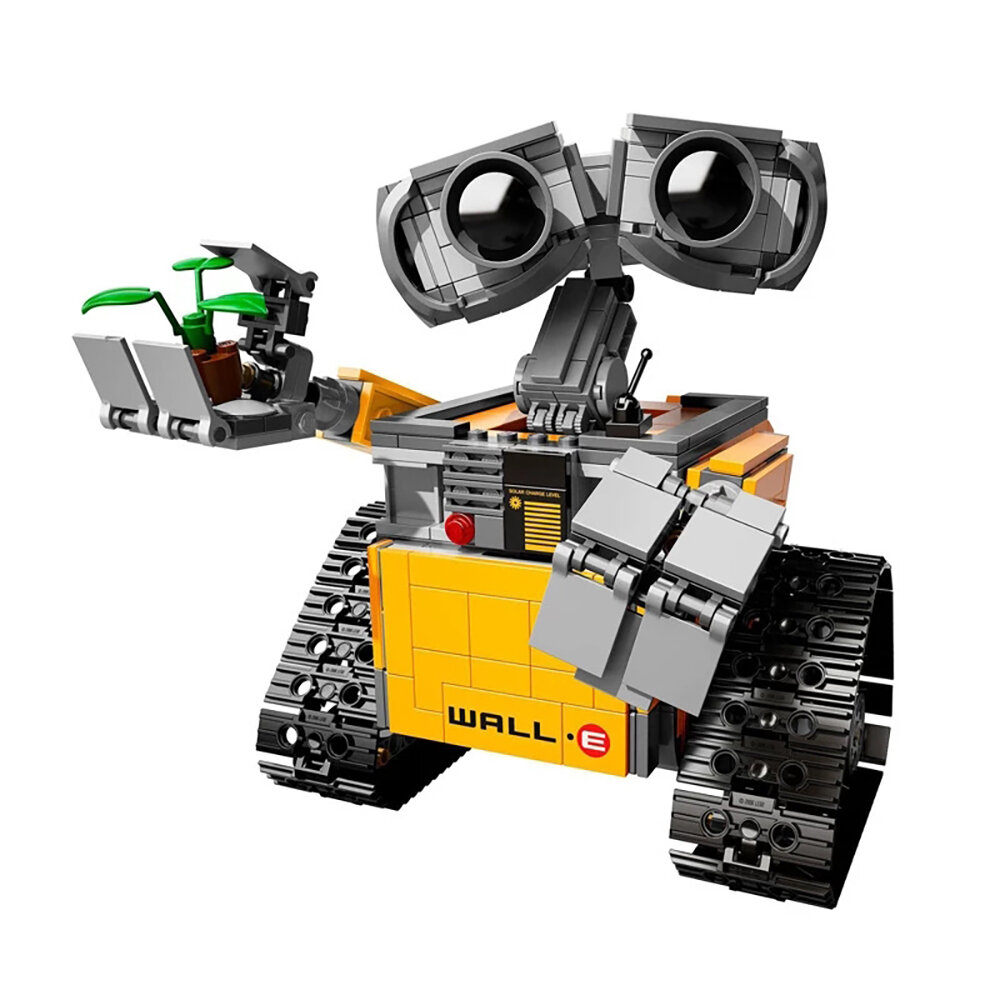 

687 шт., робот Wall-E, 18 см, блоки, игрушка, идея, техника, фигурки, модель, строительные наборы, кирпичи, обучающая ро