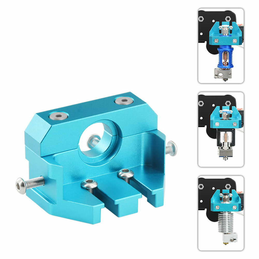TWO TREES® E3D V6 blue hot end extrusion head mounting used for E3D hot end suitable for CR10S ENDER-3 ENDER-3 PRO ENDER