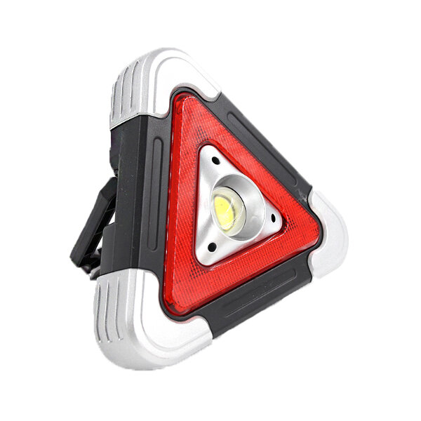 Luce di lavoro solare USB COB LED Lampada di avvertimento 5 modalità Lanterna di emergenza per campeggio all'aperto