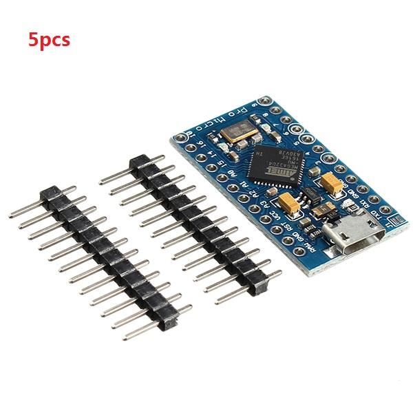5pcs Pro Micro 5V 16M Mini Leonardo Microcontroller Development Board