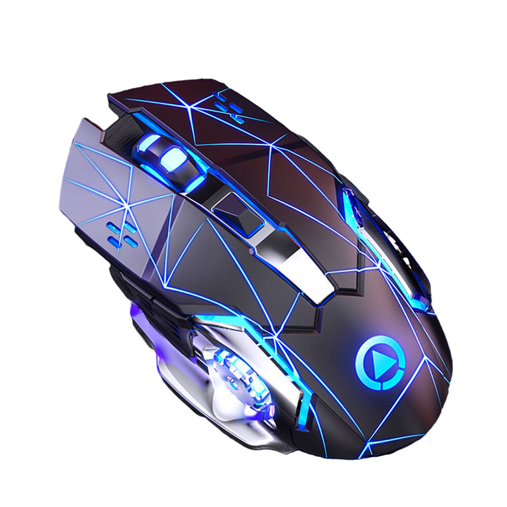 YINDIAO G15 Gaming Mouse 6 Buttons Adjustable 1200-3600DPI Colorful Breathing Light Sound/Silent USB