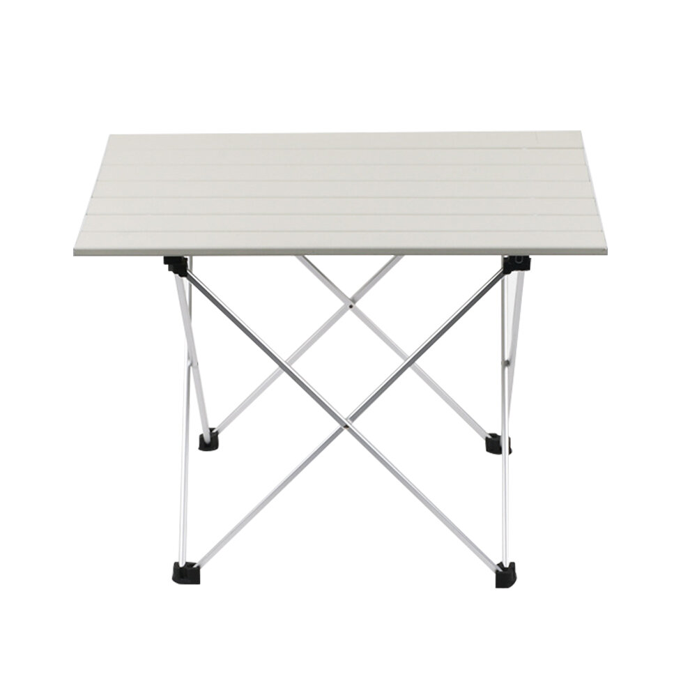 Ultra Light Aluminium Outdoor klaptafel Camping Barbecue Stall Portable Tea Table Stool met Organize