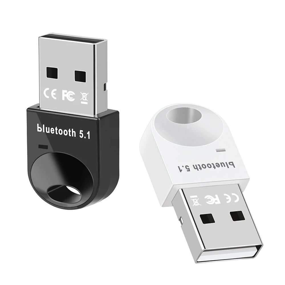 USB Bluetooth 5.1 Adapter Mini Draadloze Bluetooth Dongles Audio-ontvanger Zender Ondersteunt Win8.1