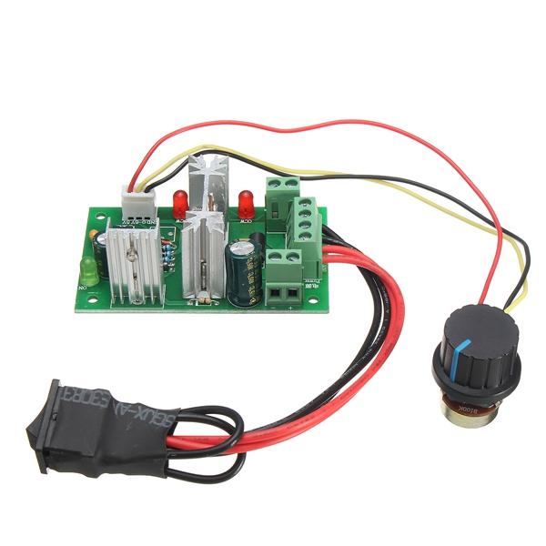 

3pcs DC 6-30V 200W PWM Motor Speed Controller Regulator Reversible Control Forward/Reverse Switch Reverse Polarity Prote