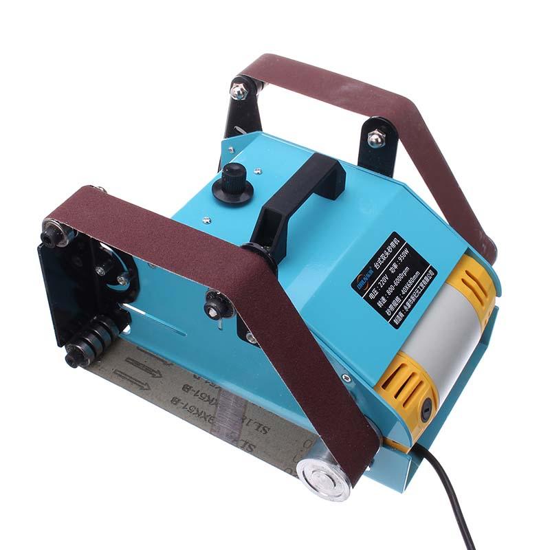 Huanyu Double Axis Belt Sander Electric Variable Speed Sanding Polishing Machine 950W 220V
