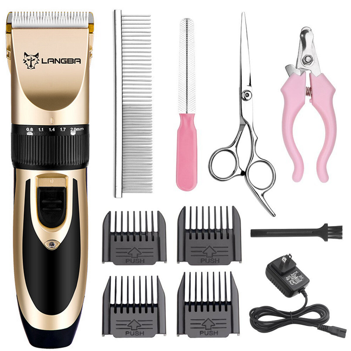 Electric Hair Clippers Scissors&Shears Shaver Trimmer Grooming Cordless Cat Dog Hair Trimmer