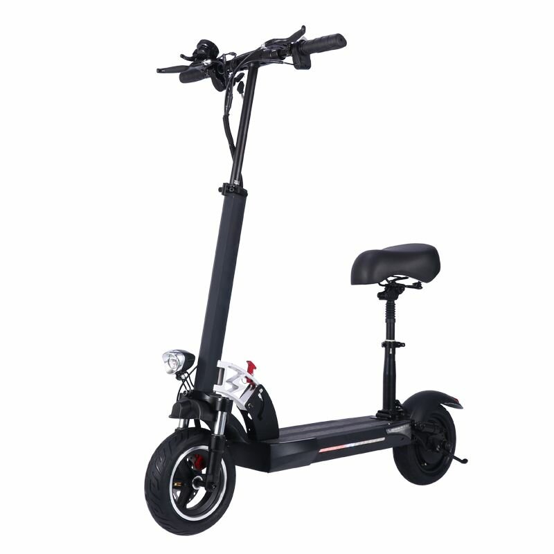 [US Direct] Emoko HVD-3 800W 48V 15Ah 10inch Folding Electric Scooter 40-50KM Mileage Doube Disc Brake E-Scooter w/ Seat