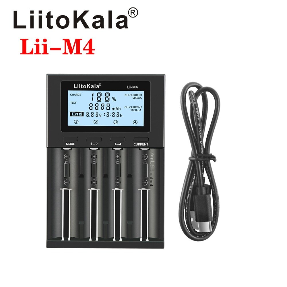 best price,liitokala,lii,m4,battery,charger,discount