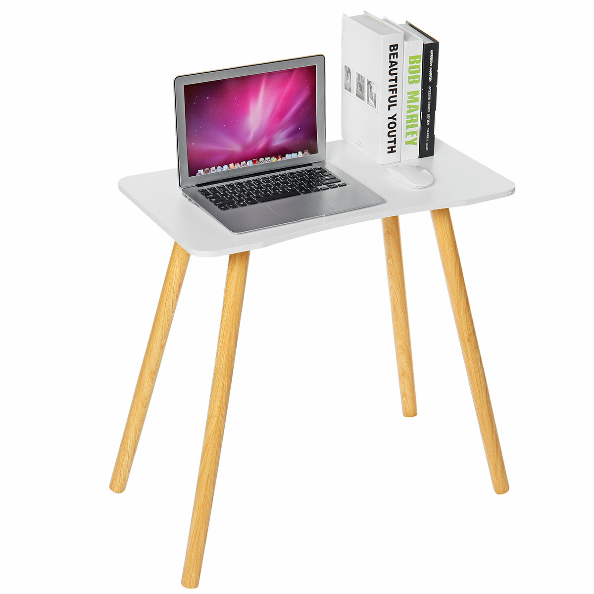 70/ 80/ 100cm Breedte Moderne Eenvoudige Macbook Tafel Houten Laptop Bureau Huismeubilair