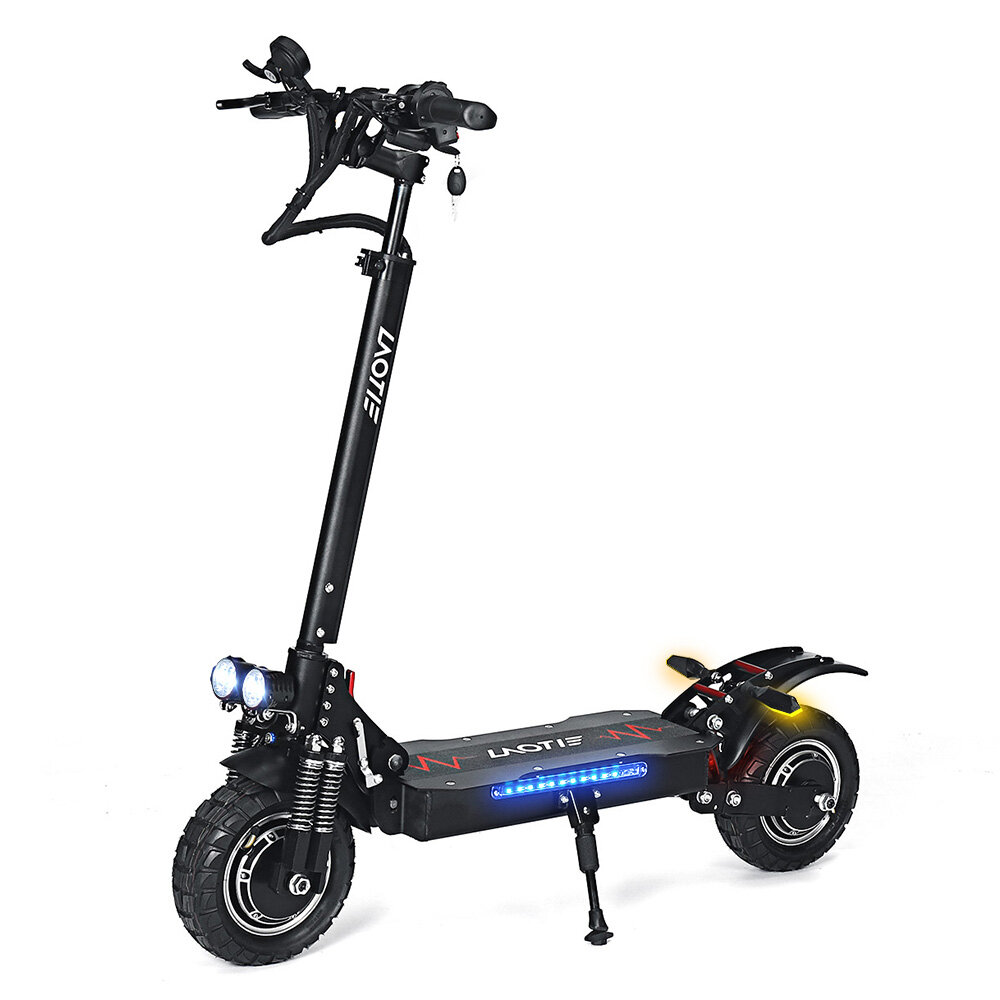 LAOTIE® L8S Pro 52V 28.8Ah 21700 Battery 2x1200W Dual Motor Off-Road Electric Scooter 10 Inch 100km Mileage Range Max Lo