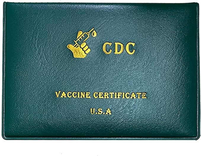 3x4 kaarthouder voor CDC-vaccinatiekaart Vaccinekaarthouder CDC-vaccincertificaatbeschermer