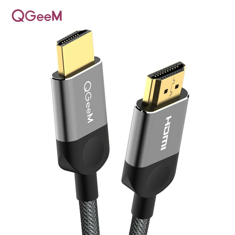 QGEEM QG-AV14 4K HDMI-kabel HDMI naar HDMI 2.0 videokabel voor PS4 / Xbox 360 / Mac / HDTV / project