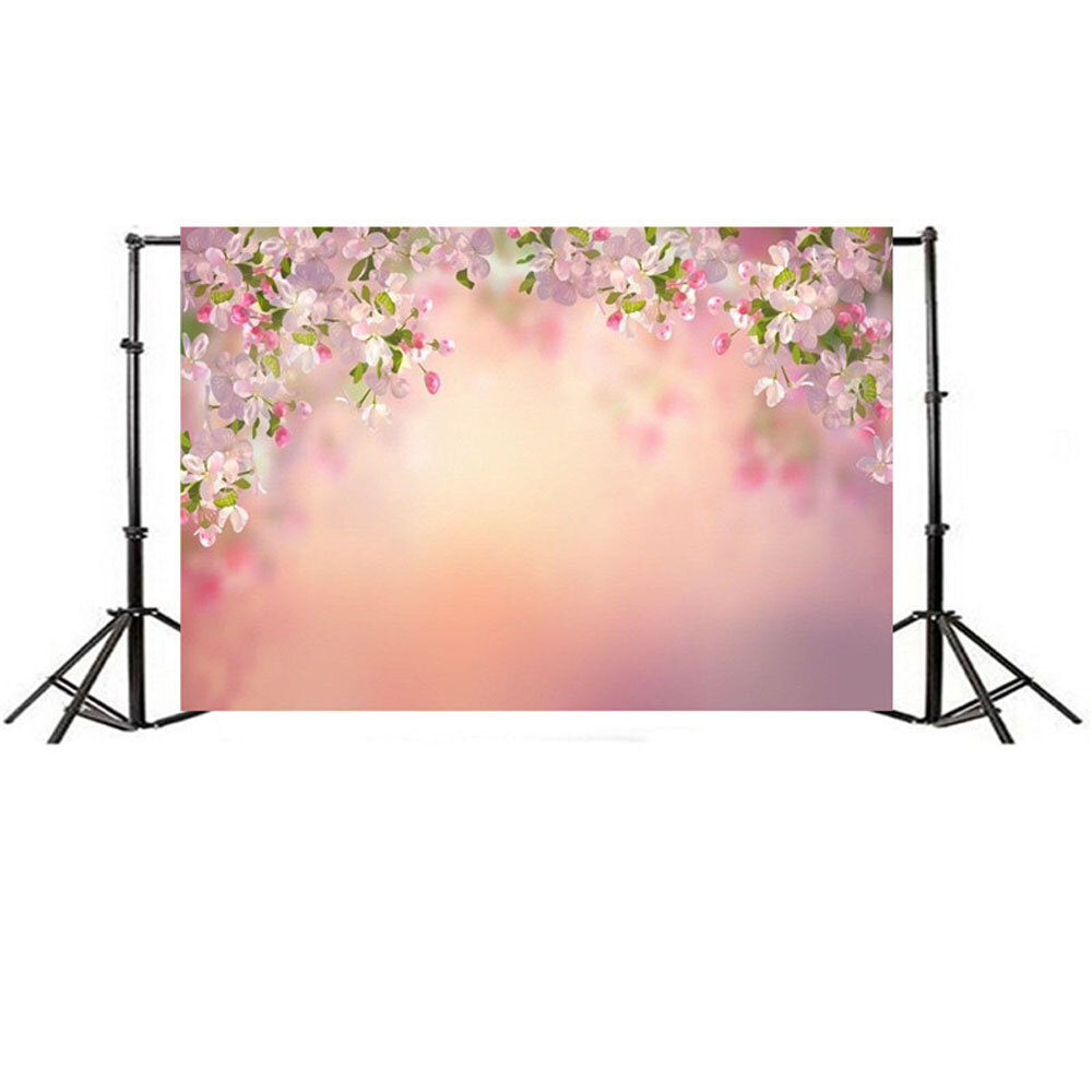 7x5FT Peach Flower Board Photography Achtergrond Studio Prop Achtergrond