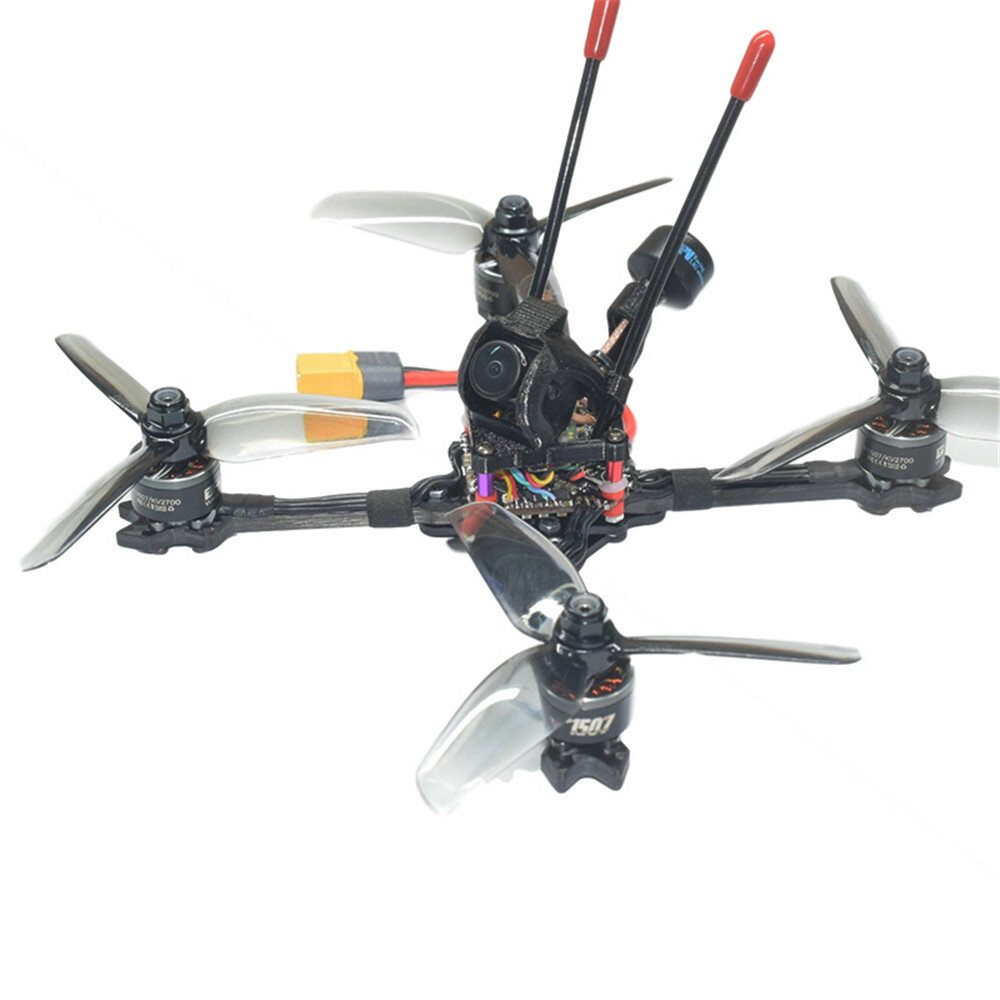 AuroraRC STICK4 4S 4Inch 154MM FPV ToothPick RC Drone PNP BNF with Caddx Turbo EOS2 Camera 1507 Motor F411 AIO FC 30A ES