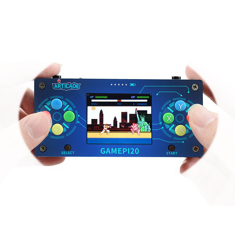 Waveshare GamePi20 16GB 2.0 inch IPS Display Handheld Video Game Console Based on Raspberry Pi Zero Zero W Zero WH