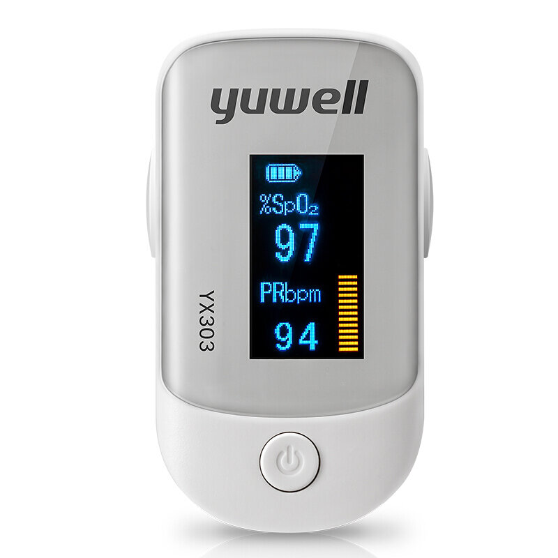 Pulsoksymetr medyczny napalcowy Xiaomi YUWELL YX303 za $33.29 / ~126zł