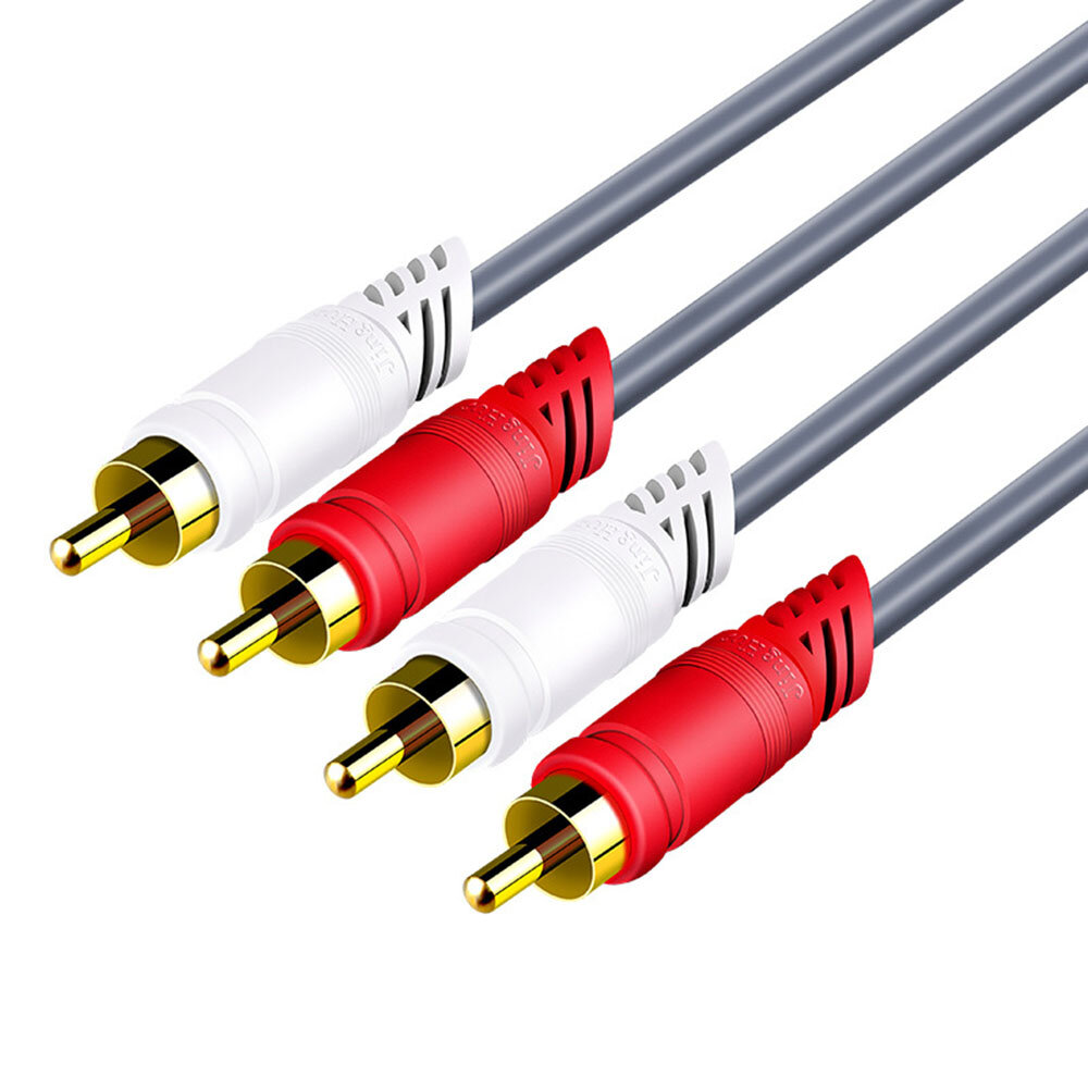 2rca to 2rca Data Cable Audio Cable 1.5/3/5m Audio Cable Connector Wire Speaker Audio Cable Speaker Audio Connection