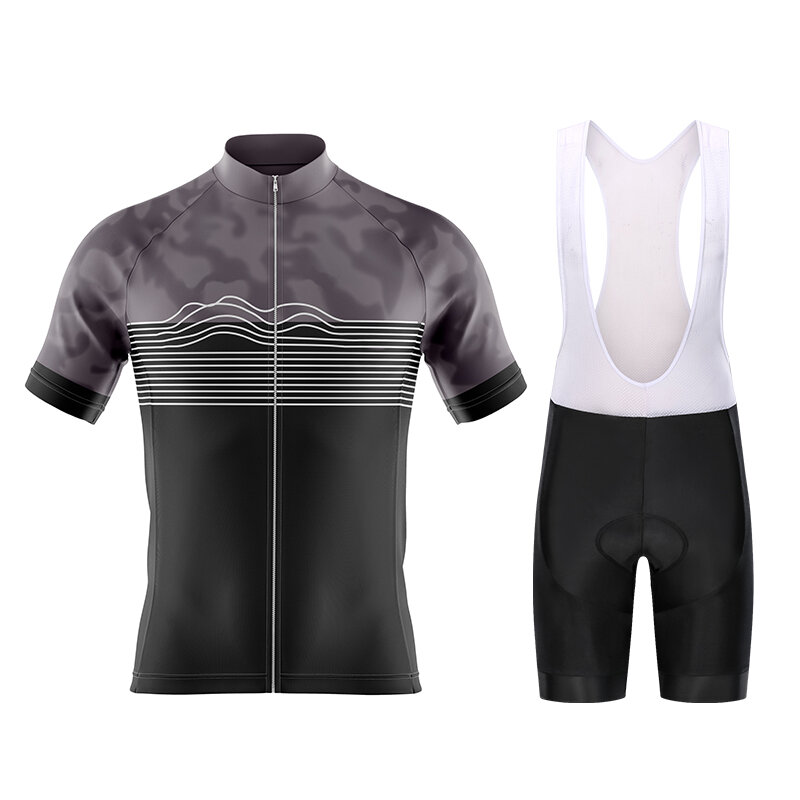Ensemble de maillots de cyclisme d'été, pantalons de cyclisme, maillots de vélo de route MTB, vêtements de cyclisme respirants