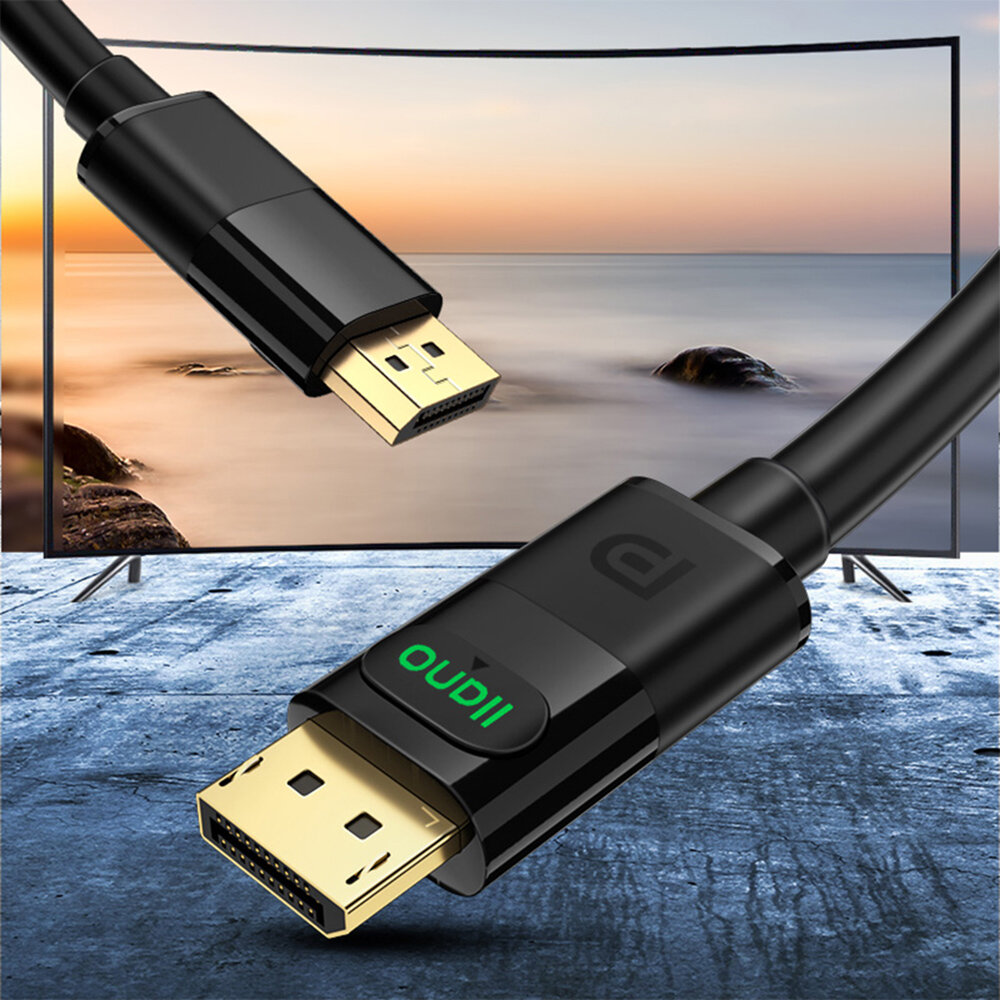

LLANO 4K 60Hz HD DisplayPort to DisplayPort Cable Male to Male Video Cord 1/1.5/2/3/5M For HDTV Graphics Card Projector