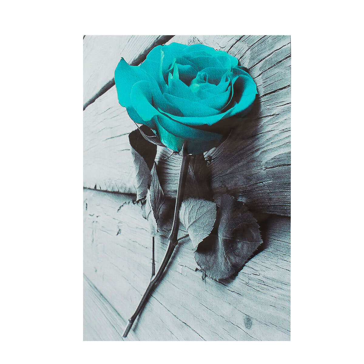 

1 Piece Blue Rose Canvas Print Paintings Wall Decorative Print Art Pictures Frameless Wall Hanging Decorations for Home